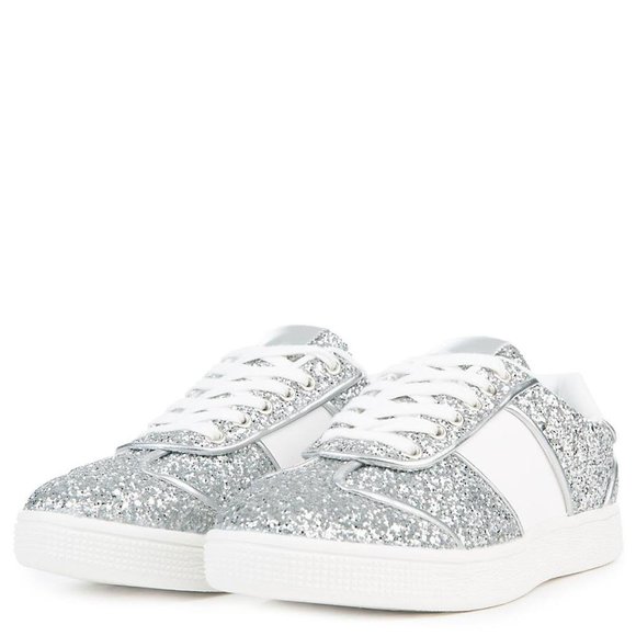Silver Glitter Sneakers - Picture 3 of 3